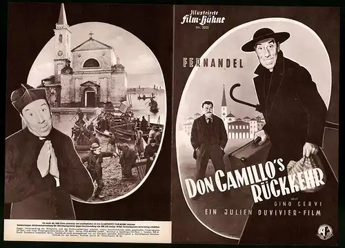 Filmprogramm IFB Nr. 2025, Don Camillo`s Rückkehr, Fernandel, Gino Cervi, Regie: Julien Duvivier
