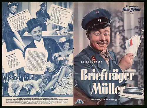 Filmprogramm IFB Nr. 2098, Briefträger Müller, Heinz Rühmann, Heli Finkenzeller, Regie: John Reinhardt