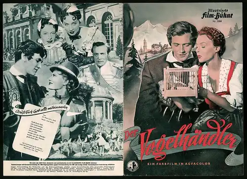 Filmprogramm IFB Nr. 2088, Der Vogelhändler, Ilse Werner, Wolf Albach-Retty, Regie: Arthur Maria Rabenalt