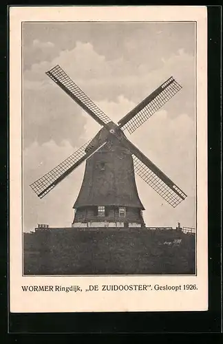 AK Wormerland, De Zuidooster, Wormer Ringdijk, Windmühle