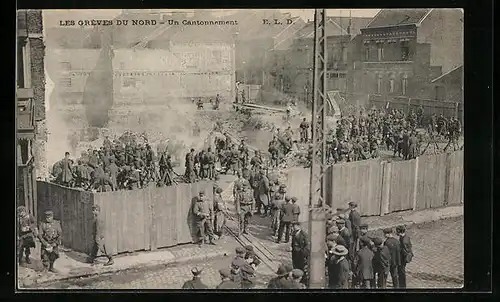 AK Denain, Les Gréves du Nord, Un Cantonnement