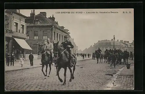 AK Denain, Les Greves du Nord, L'entrée du Général