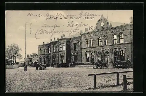 AK Mitau, Stazija, Bahnhof