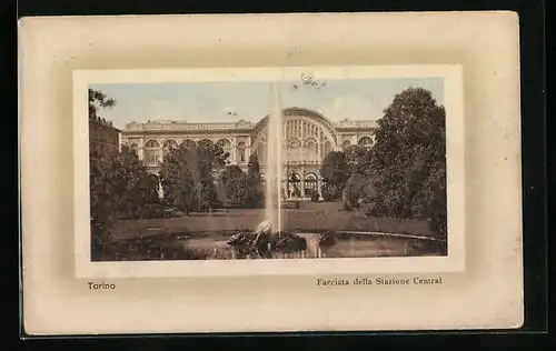 AK Torino, Facciata della Stazione Central