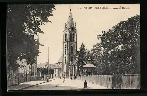 AK Vitry-sur-Seine, Avenue Dubois