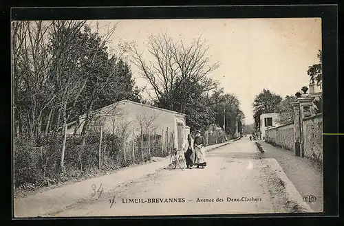 AK Limeil-Brevannes, Avenue des Deux-Clochers