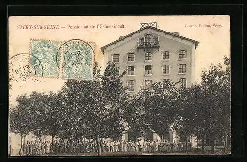 AK Vitry-sur-Seine, Pensionnat de l`Usine Groult
