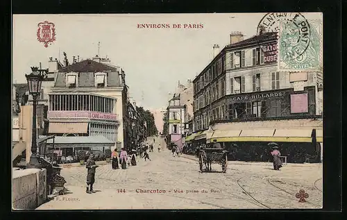 AK Charenton, Vue prise du Pont