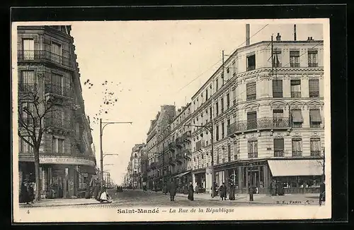 AK Saint-Mandé, La Rue de la République