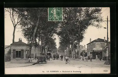 AK Le Perreux, Boulevard de Strasbourg