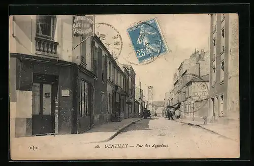 AK Gentilly, Rue des Aqueducs