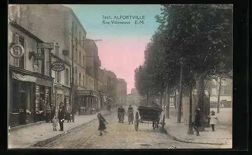 AK Alfortville, Rue Villeneuve