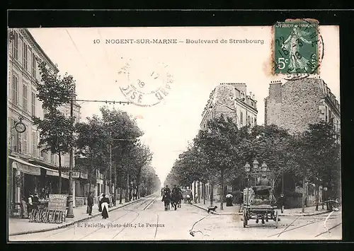 AK Nogent-sur-Marne, Boulevard de Strasbourg