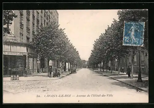 AK Choisy-le-Roi, Avenue de l`Hôtel-de-Ville