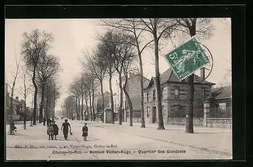 AK Choisy-le-Roi, Avenue Victor-Hugo, Quartier des Gondoles