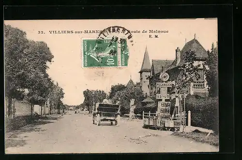 AK Villiers-sur-Marne, Route de Malnoue