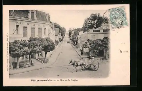 AK Villiers-sur-Marne, Rue de la Station