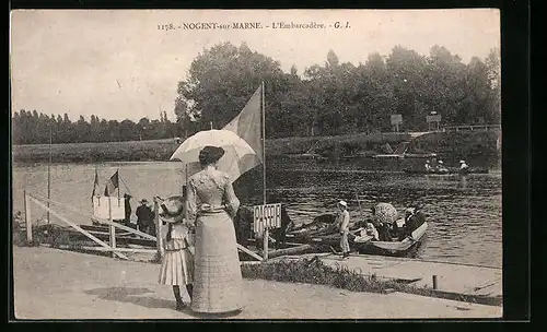 AK Nogent-sur-Marne, L`Embarcadère