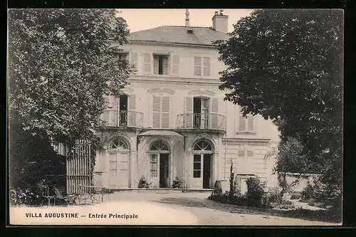 AK Nogent-sur-Marne, Villa Augustine, Entrée Principale