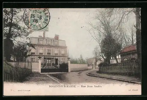 AK Nogent-sur-Marne, Rue Jean Soulès