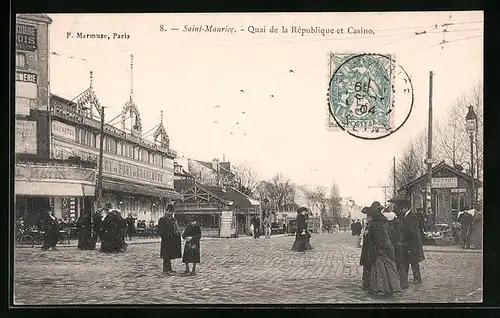 AK Saint-Maurice, Quai de la république et Casino