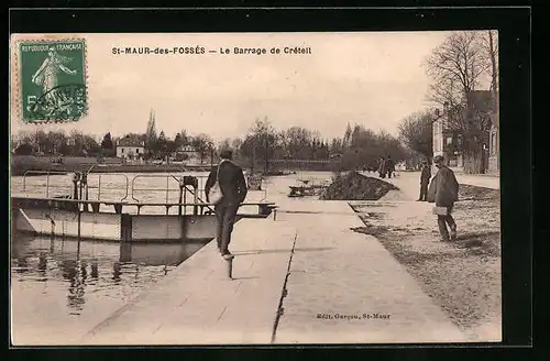 AK St-Maur-des-Fossés, Le Barrage de Créteil