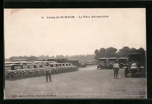 AK St-Maur, Camp de St-Maur, Le Parc Automobile
