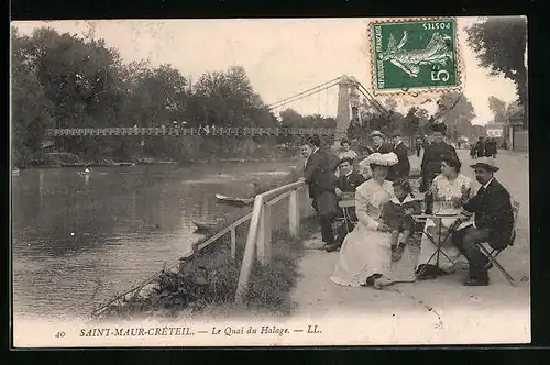 AK Saint-Maur-Créteil, Le Quai du Halage