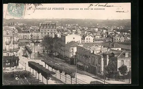 AK Nogent-le-Perreux, Quartier du Pont de Mulhouse