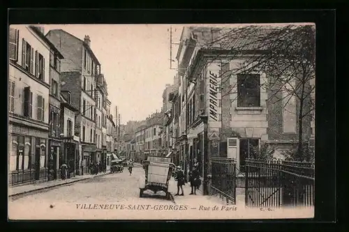 AK Villeneuve-Saint-Georges, Rue de Paris