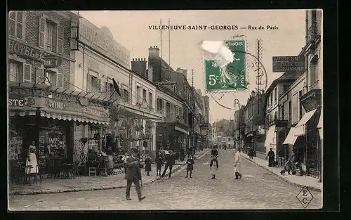 AK Villeneuve-Saint-Georges, Rue de Paris