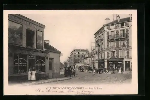AK Villeneuve-Saint-Georges, Rue de Paris