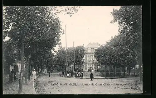 AK Parc Saint-Maur, Avenue du Grand-Chêne et avenue des Arts