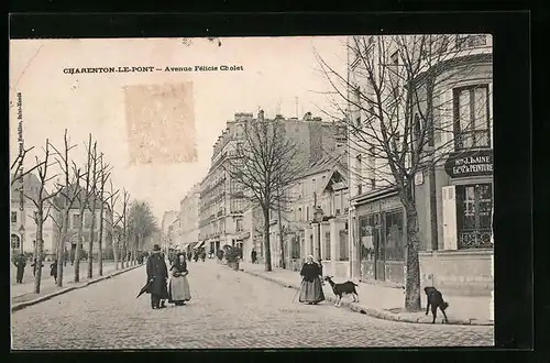 AK Charenton-le-Pont, Avenue Félicie Cholet