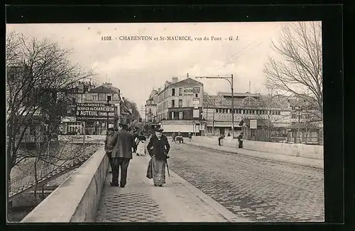 AK Charenton-St-Maurice, Vus du Pont