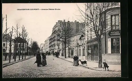 AK Charenton-le-Pont, Avenue Félicie Cholet