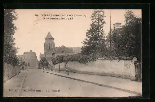 AK Villiers-sur-Marne, Rue Guillaume-Budé