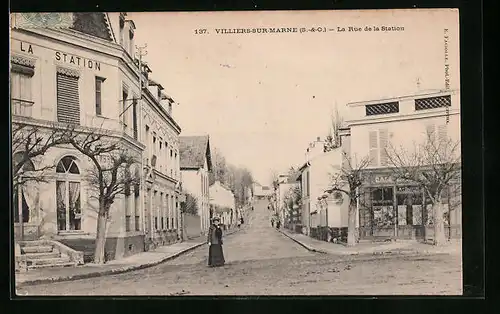 AK Villiers-sur-Marne, Rue de la Station