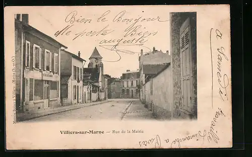 AK Villiers-sur-Marne, Rue de la Mairie