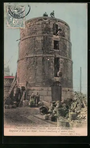 AK Ivry-sur-Seine, Vieux Moulin de la Tour