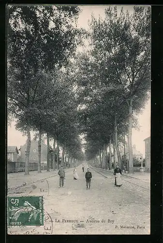 AK Le Perreux, Avenue de Bry