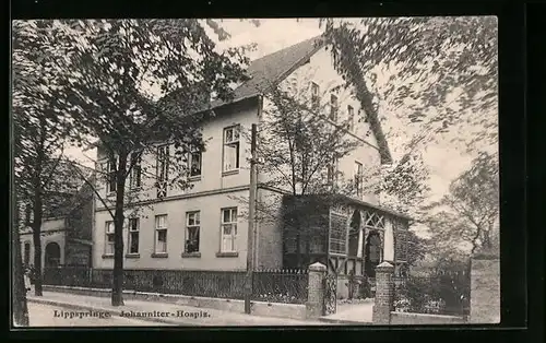 AK Lippspringe, Johanniter-Hospiz, Strassenpartie