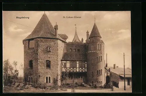 AK Magdeburg, Gasthaus zur St. Lukas-Klause