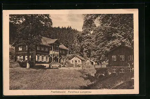 AK Geroldsgrün, Forsthaus Langenau