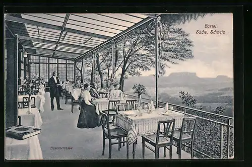 AK Bastei, Hotel Bastei, Terrasse