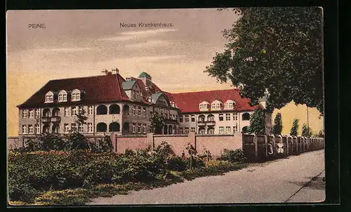 AK Peine, Neues Krankenhaus, Strassenpartie
