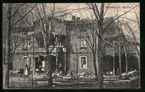 AK Rabenau, Gasthaus Rabenauer Mühle