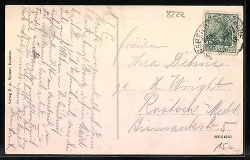 AK Rabenau, Gasthaus Rabenauer Mühle