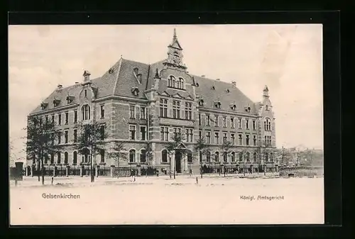 AK Gelsenkirchen, Königl. Amtsgericht, Strassenpartie