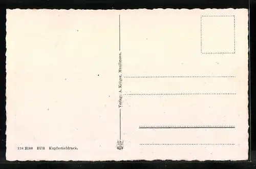 AK Maulbronn, Klosterhof mit Jugendherberge aus der Vogelschau